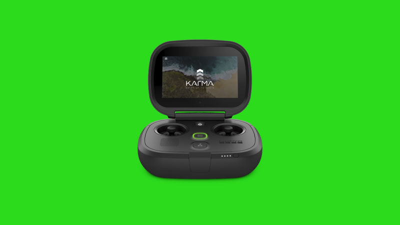 El GoPro Karma viene con un controlador con pantalla táctil.